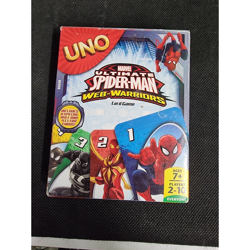 UNO MARVEL ULTIMATE SPIDER-MAN WEB-WARRIORS CARD GAME