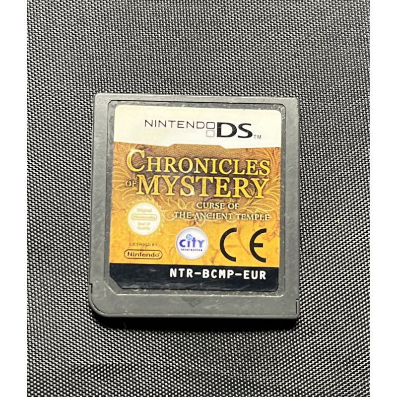Chronicles Mystery Curse of The Ancient Temple Nintendo DS Cartridge