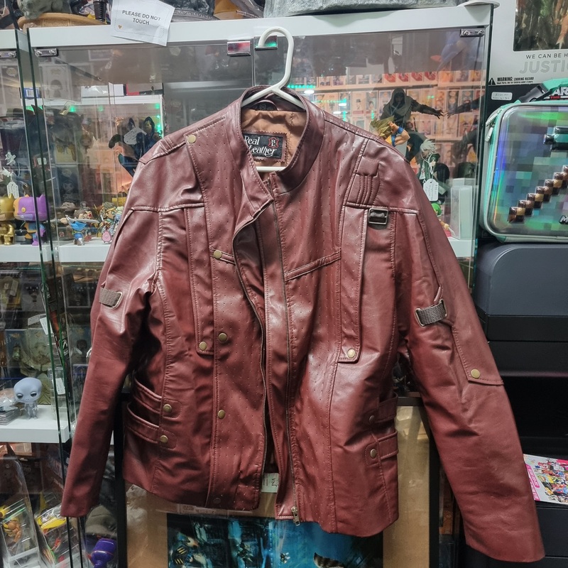 Guardians Of The Galaxy,Peter Quill,Star Lord,Chris Pratt ,leather Jacket