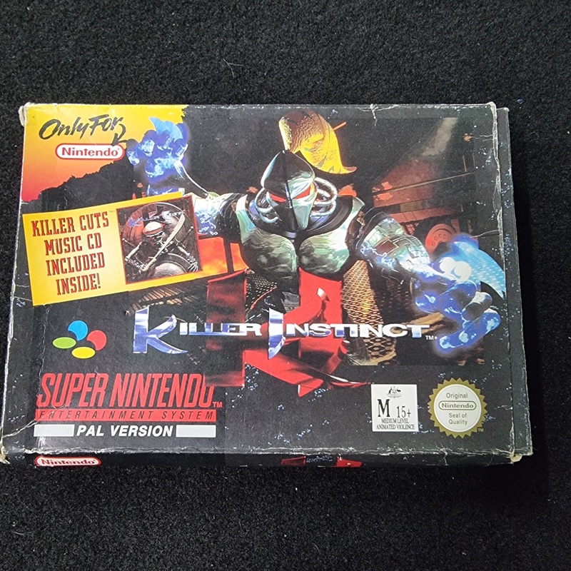 Killer Instinct SNES Super Nintendo Boxed Game