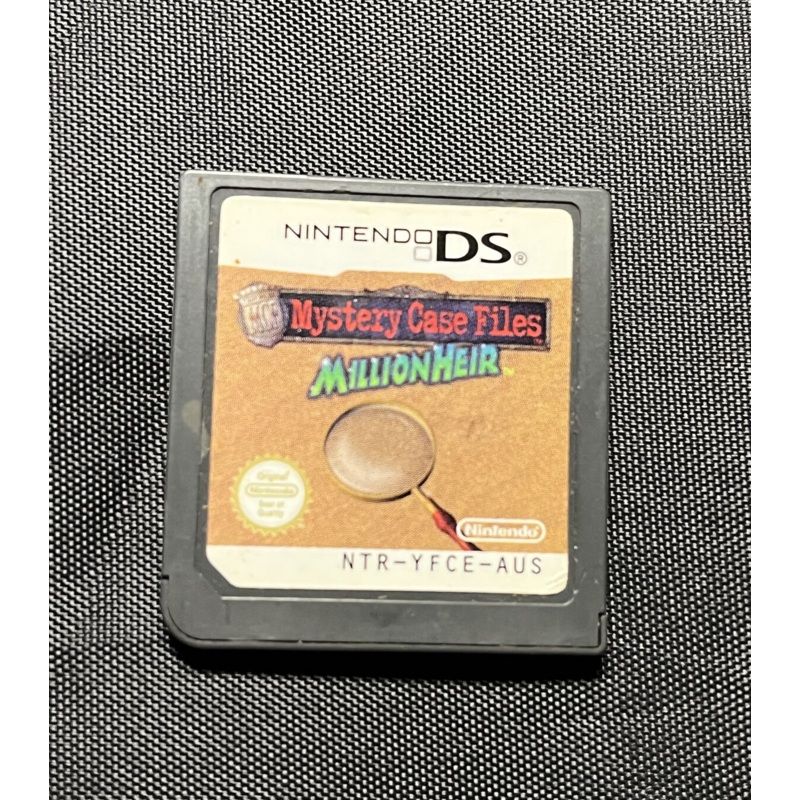 Mystery Case Files MillionHeir Nintendo DS Game Cartridge