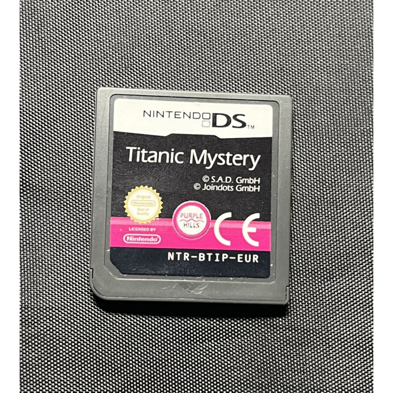 Titanic Mystery Nintendo DS Cartridge