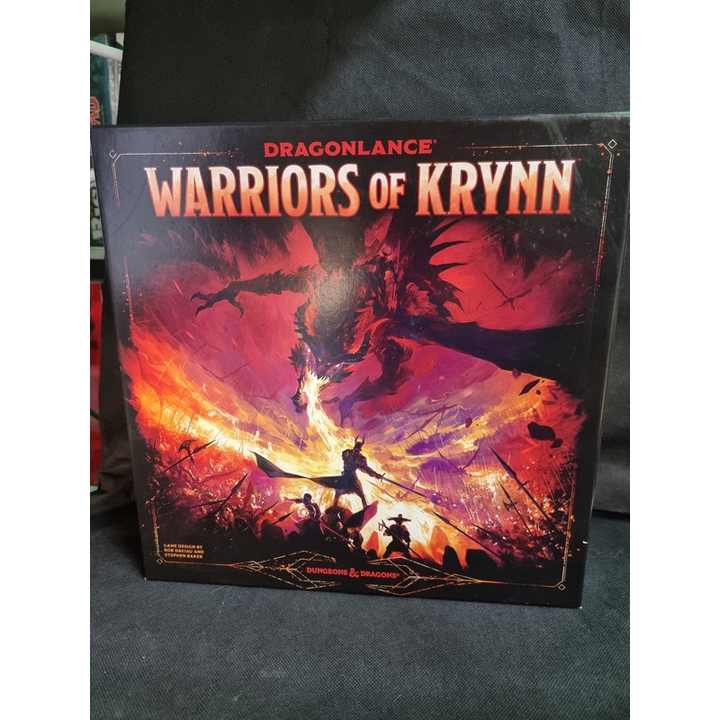 DRAGONLANCE WARRIORS OF KRYNN  BOARD GAME