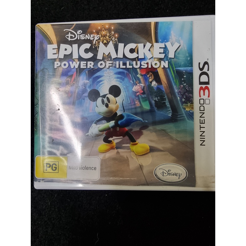 NINTENDO 3 DS DISNEY EPIC MICKEY POWER OF ILLUSION