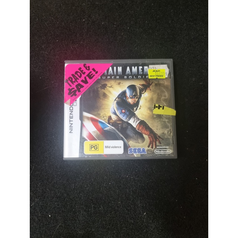 NINTENDO DS CAPTAIN AMERICA SUPER SOLDIER