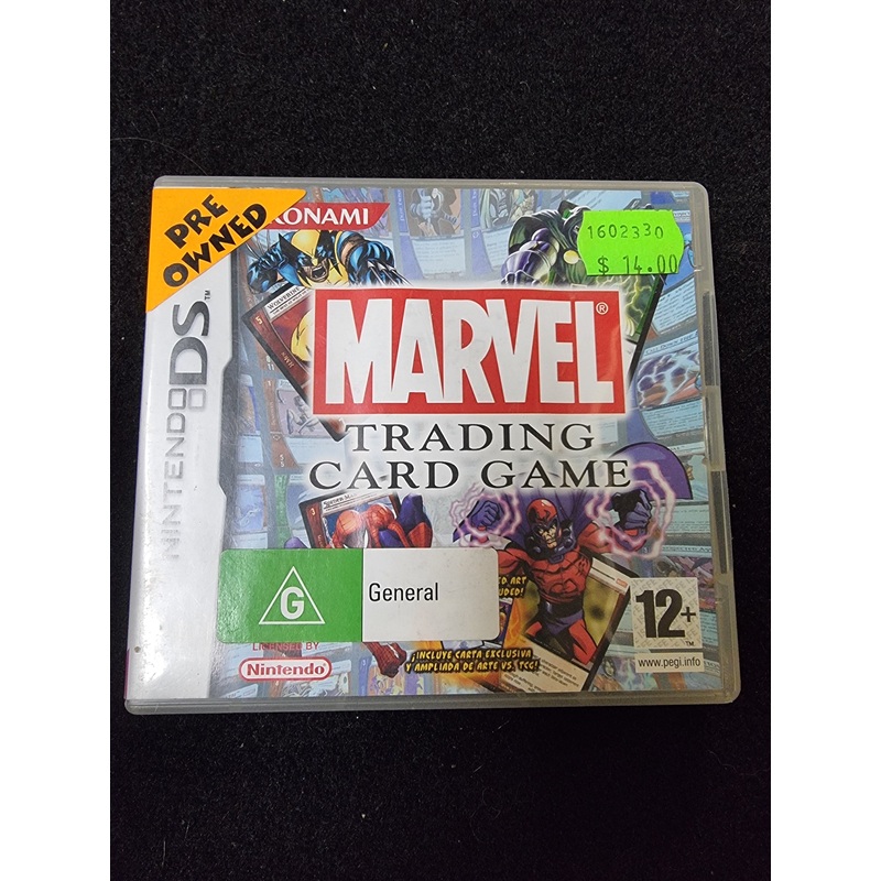NINTENDO DS MARVEL TRDING CARD GAME