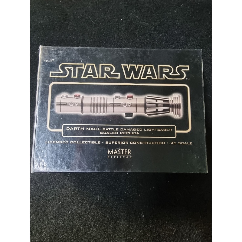 STAR WARS MASTER REPLICAS DARTH MAUL LIGHTSABER SCALED REPLICA
