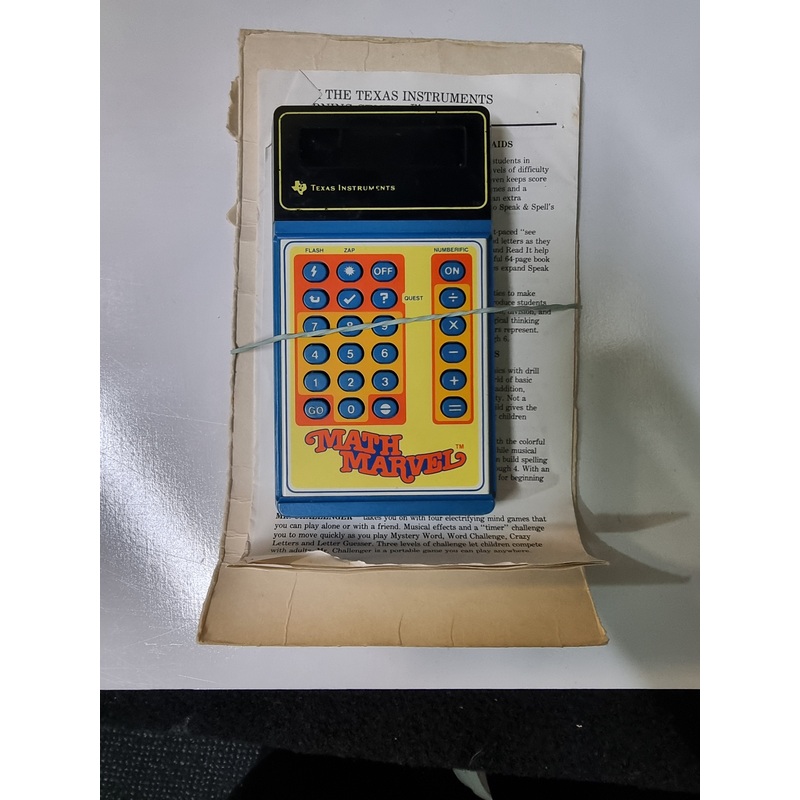 TEXAS INSTRUMENTS MATH MARVEL