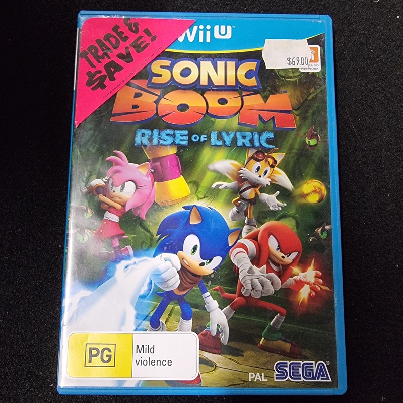 WII SONIC BOOM RISE OF LYRIC