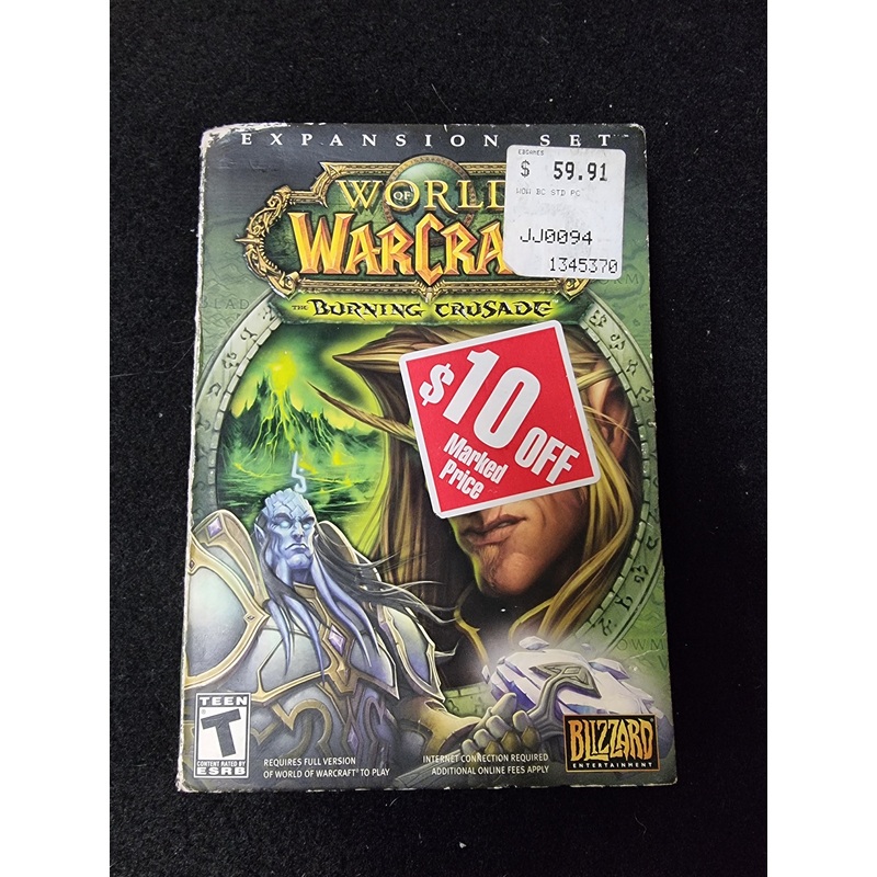 WORLD OF WARCRAFT THE BURNING CRUSADE PC GAME