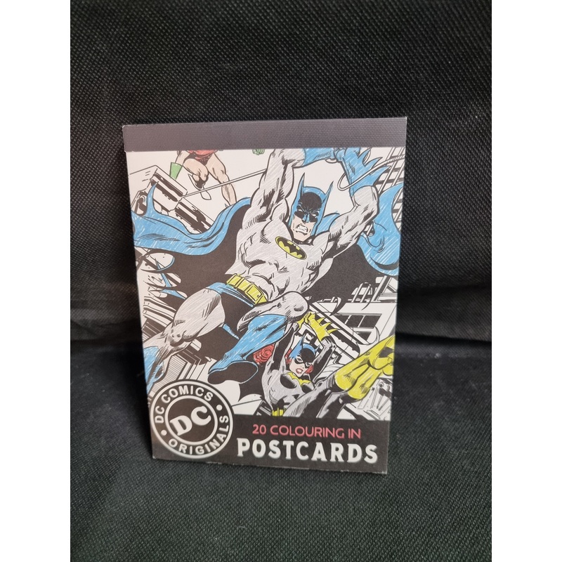 DC COMICS 20 COLOURING IN POSTCARDS