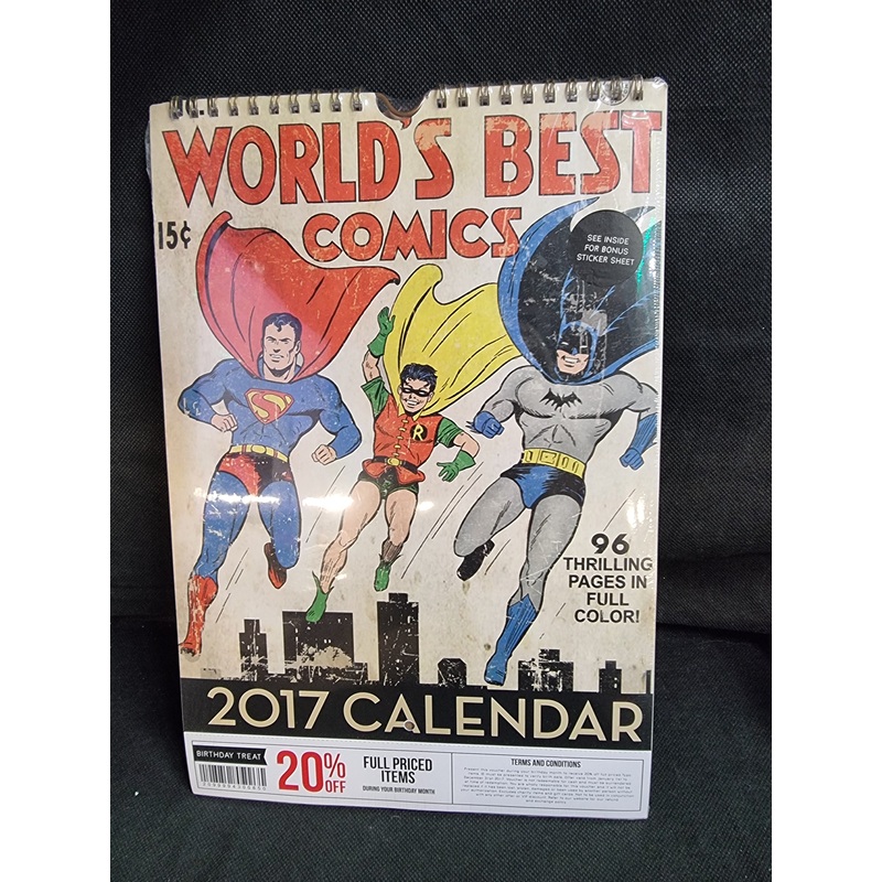 WORLD'S BEST COMIC 2017 CALENDER