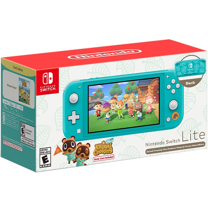 [DEPOSIT ONLY] Nintendo Switch Lite - Animal Crossing: New Horizons Timmy & Tommy Aloha Edition (Turquoise)
