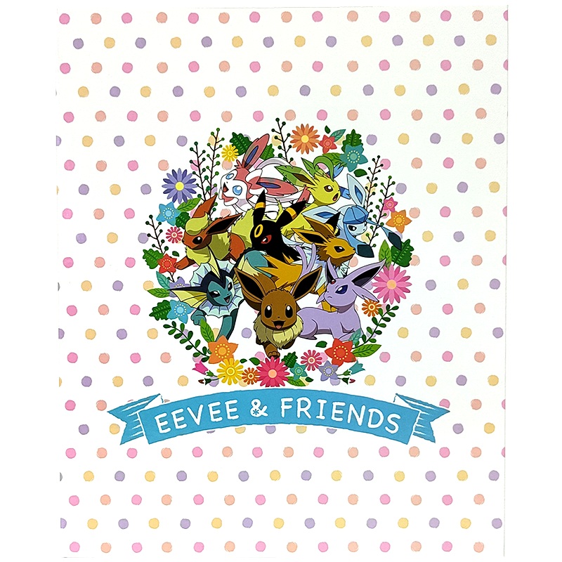 Pokmon Pocket Portfolio Ring Binder - Eevee & Friends