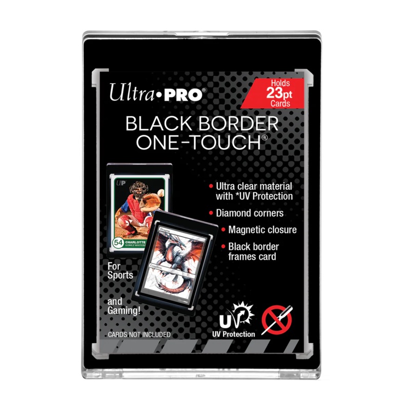 Ultra Pro UV Black Border One-Touch Magnetic Holder (23Pt)