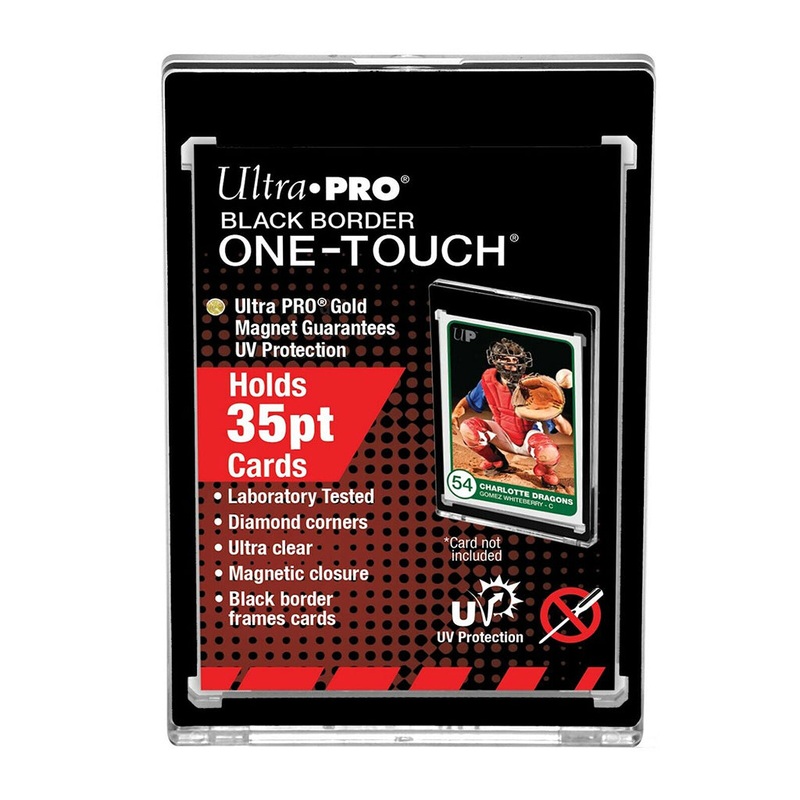 Ultra Pro UV Black Border One-Touch Magnetic Holder (35Pt)