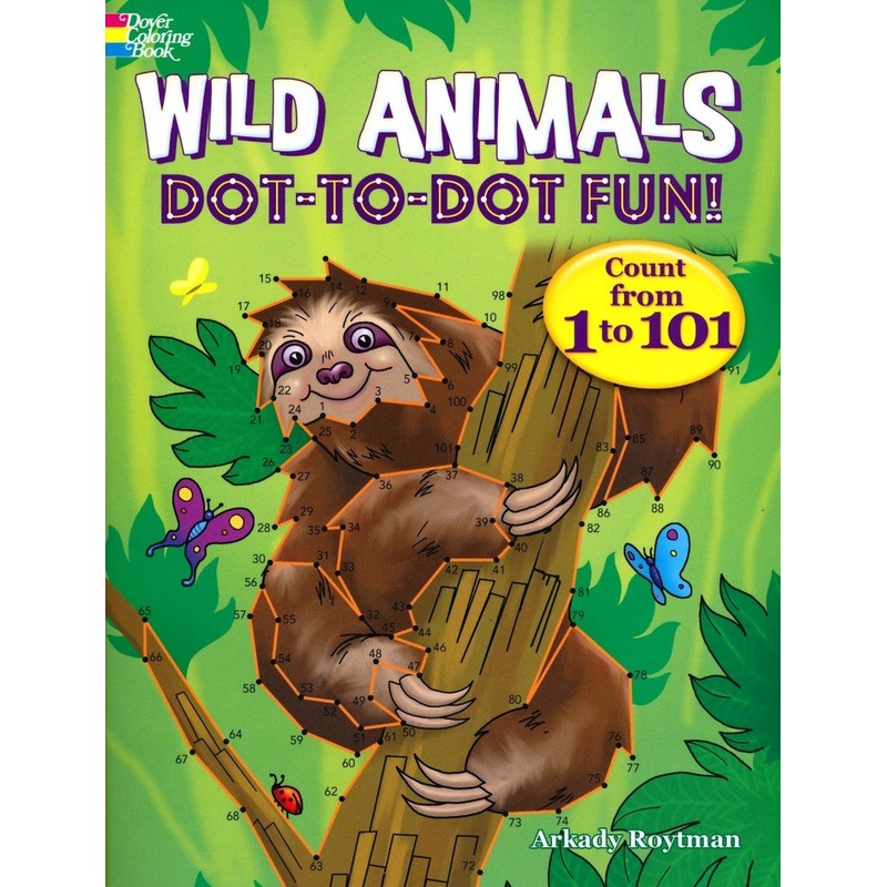 Wild Animals Dot-to-Dot Fun!