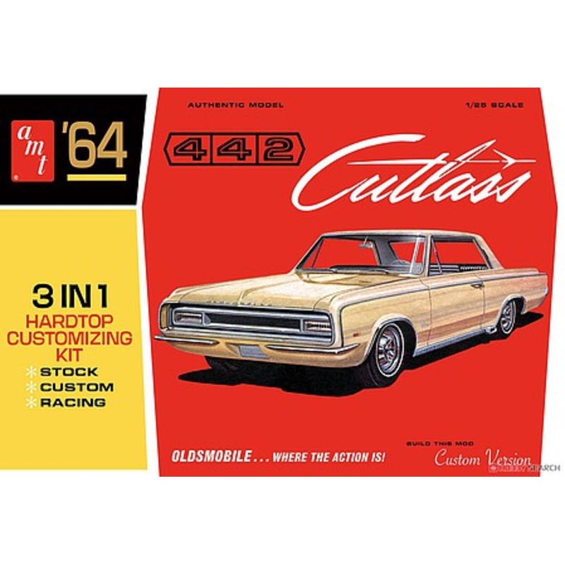 64 Oldsmobile 442 Cutlass Hardtop 3-in-1 (1/25)
