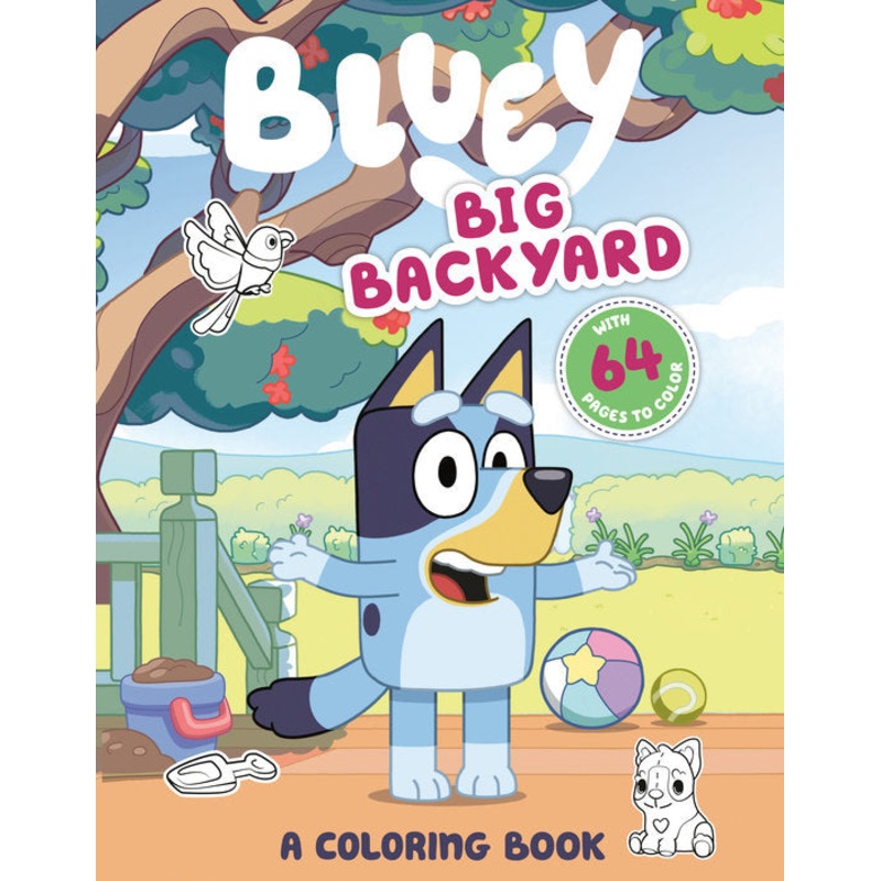 Bluey: Big Backyard Colouring Book