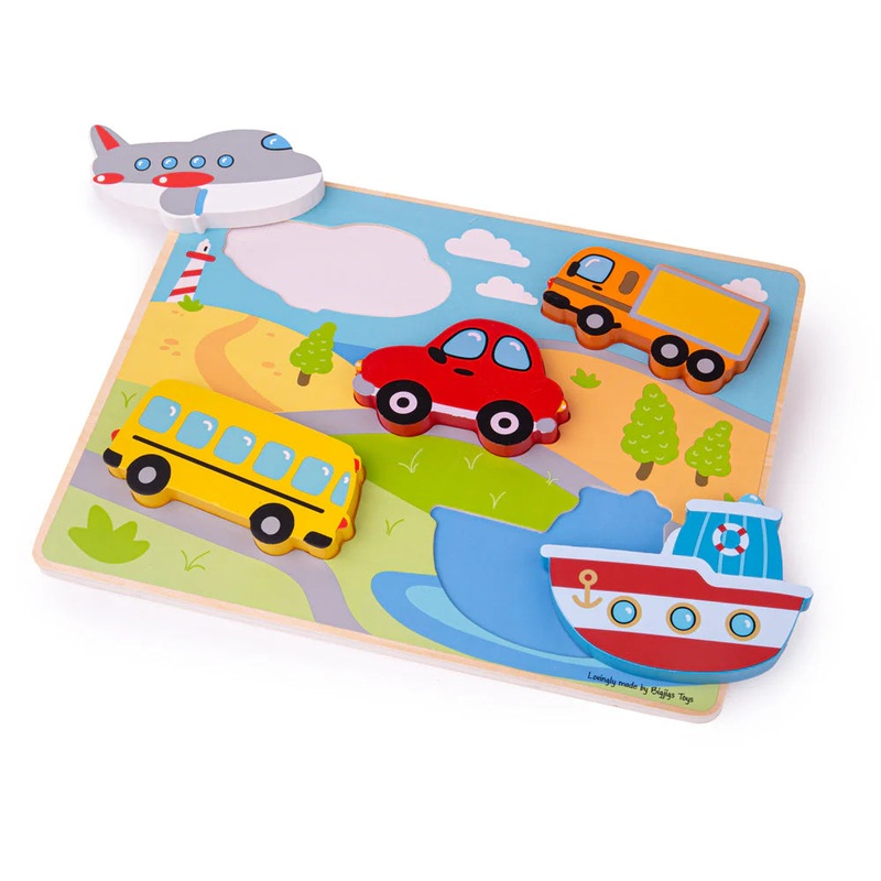 Chunky Lift-Out 5-pc Puzzle (Bigjigs)