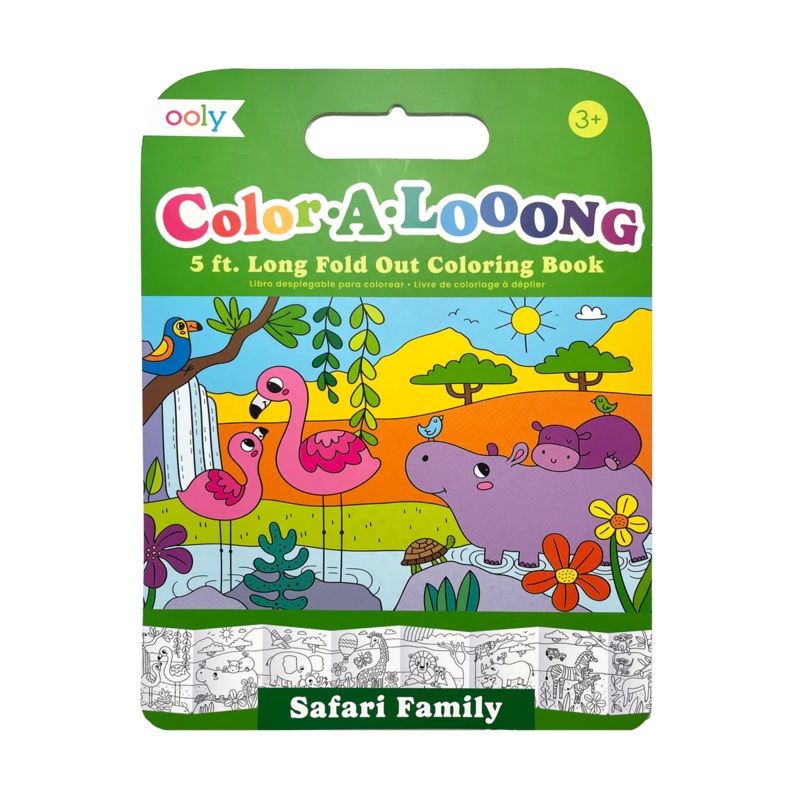 Color-A-Looong: Fold Out Coloring Book