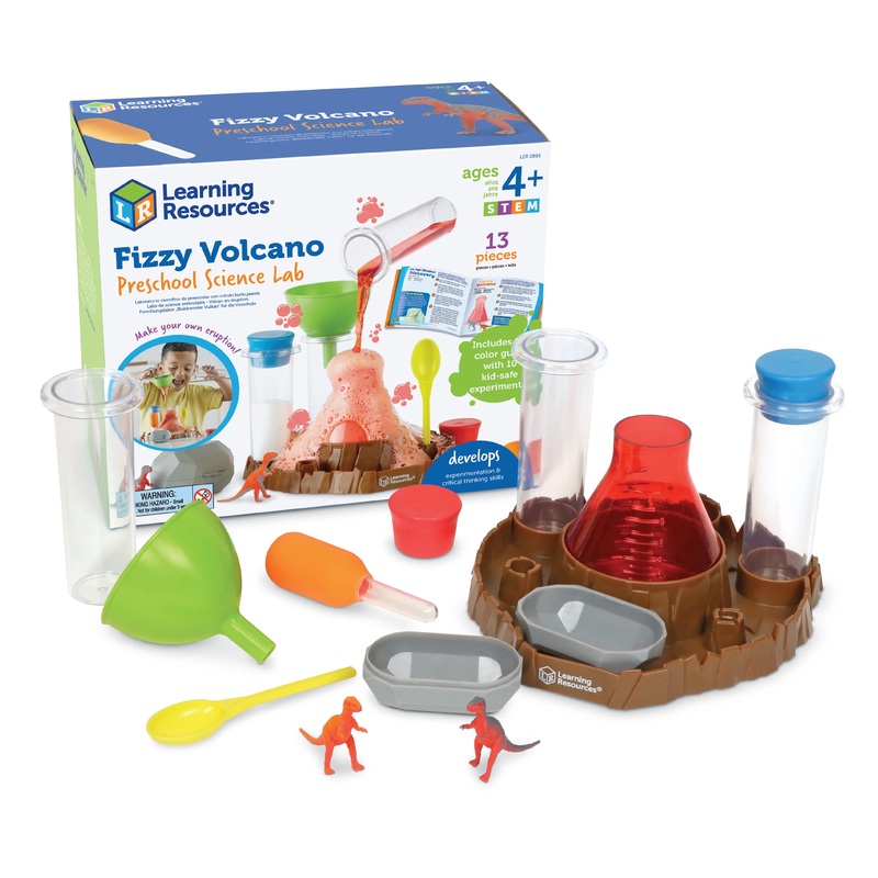 Fizzy Volcano Preschool Science Lab