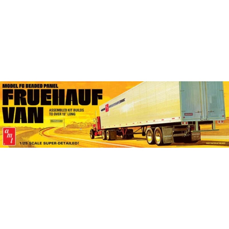 Fruehauf Model FB Beaded Panel Van Trailer (1/25)