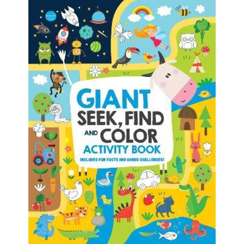 Giant Seek, Find and Colour Activity Book