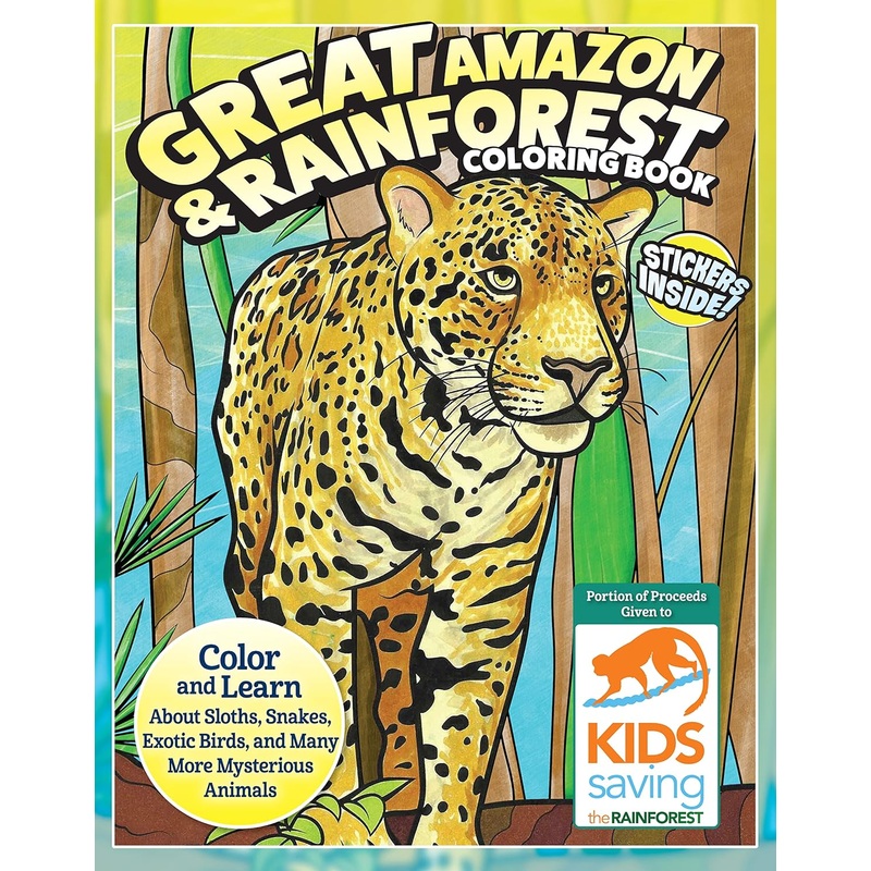 Great Amazon & Rainforest Colouring Book