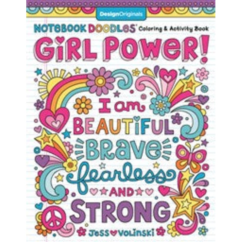 Notebook Doodles: Girl Power Colouring Book