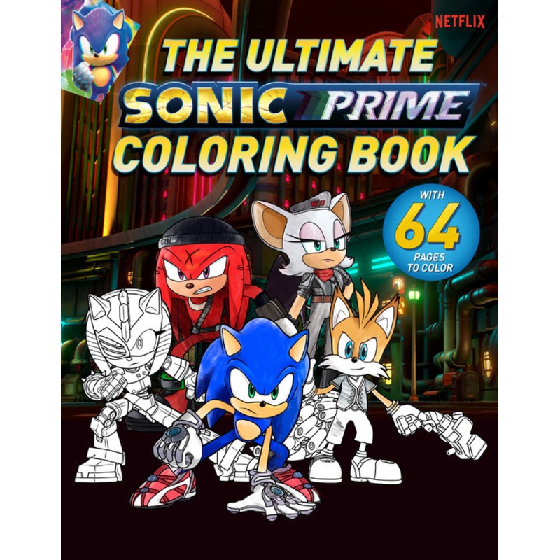 The Ultimate Sonic Prime Coloring Book