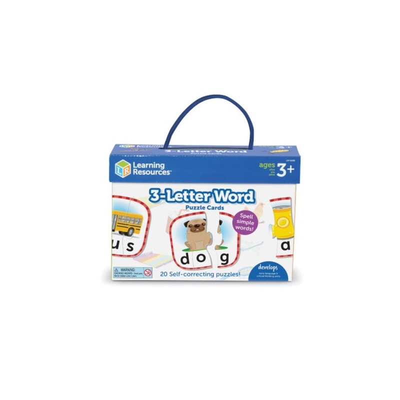3-Letter Word Puzzle Cards