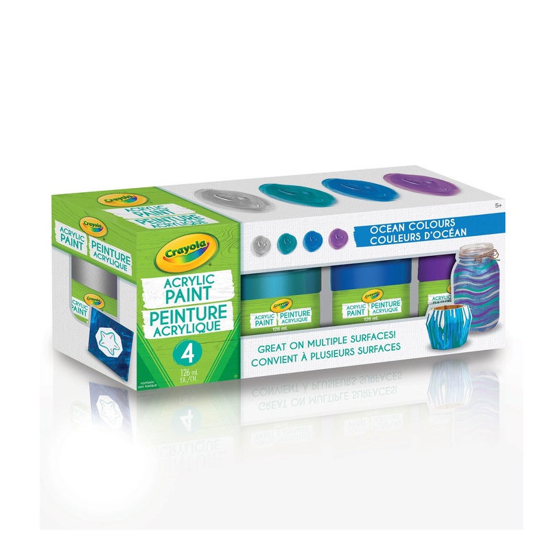 Crayola 4ct 126mL Acrylic Paint Jars