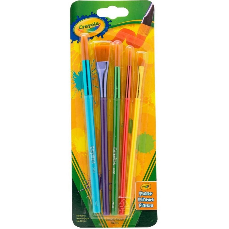 Crayola 5 Assorted Premium Paint Brushes