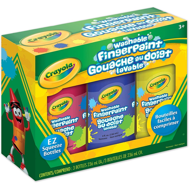 Crayola Finger Paints 3-count