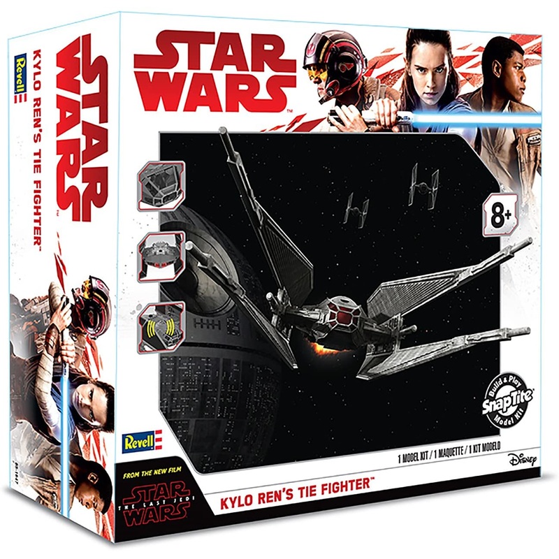 Kylo Ren's TIE Fighter (snap-tite, 1/70)