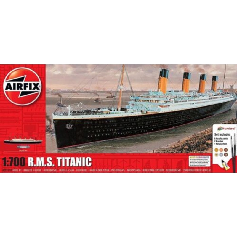 R.M.S. Titanic (1/700, MODEL SET)