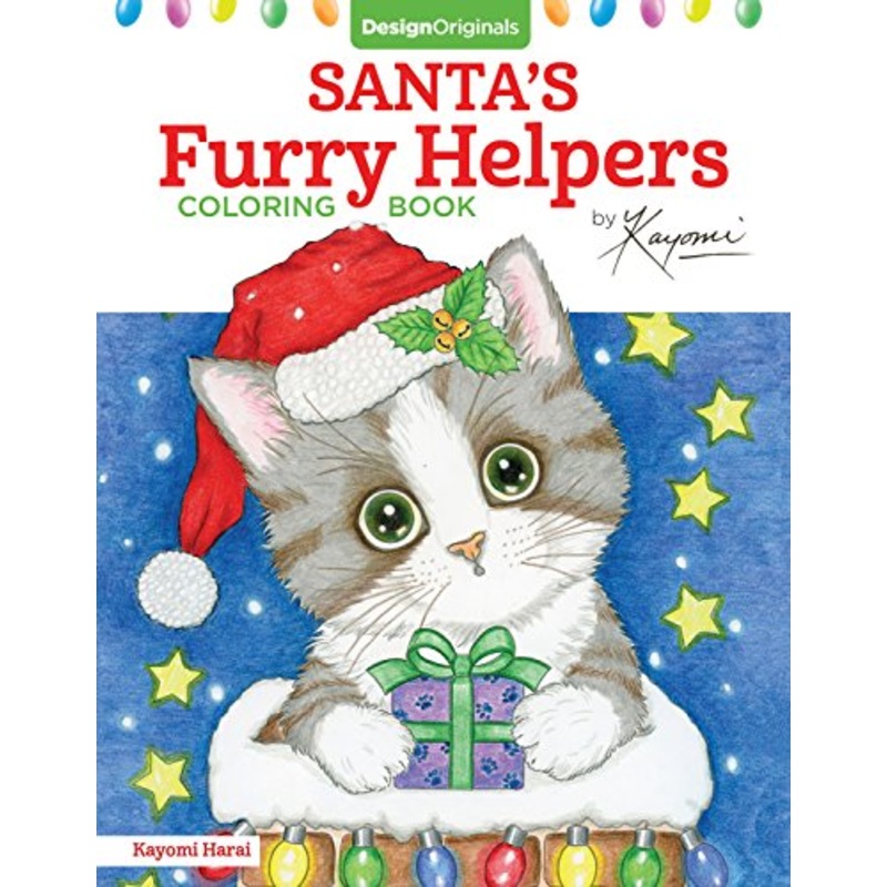 Santa's Furry Helpers Colouring Book