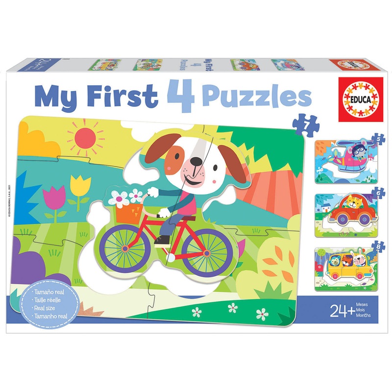 Vehicles (4 My First Puzzles, Educa)