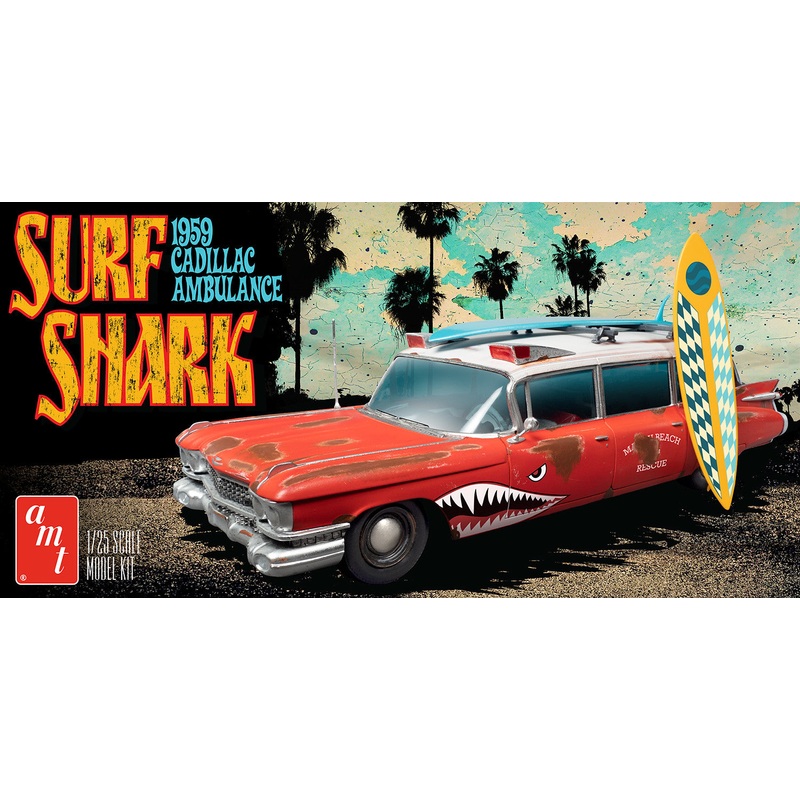 1959 Cadillac Ambulance 'Surf Shark' (1/25)