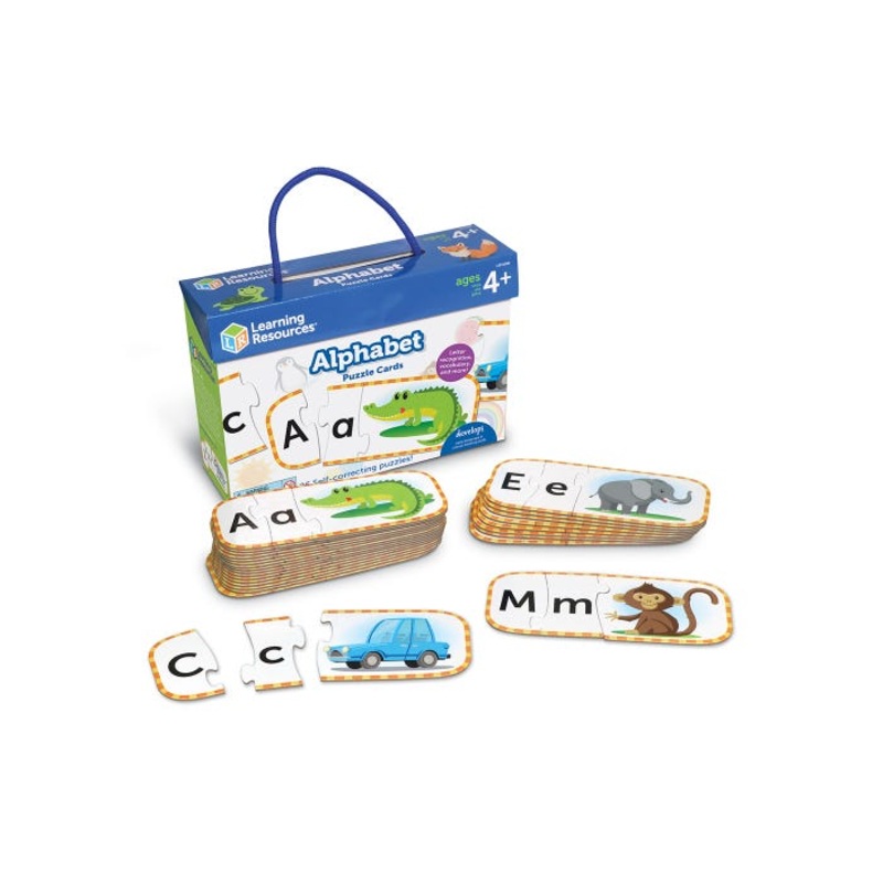 Alphabet Puzzle Cards (upper and lowercase letters)