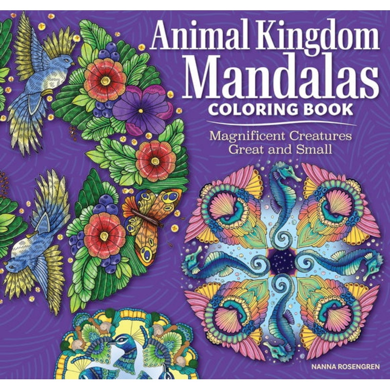 Animal Kingdom Mandalas Colouring Book