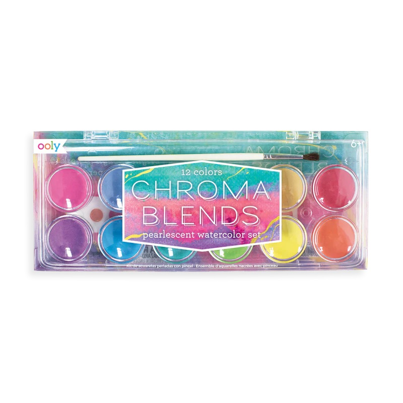 Chroma Blends Watercolor Paint Set - Pearlescent (set of 13)