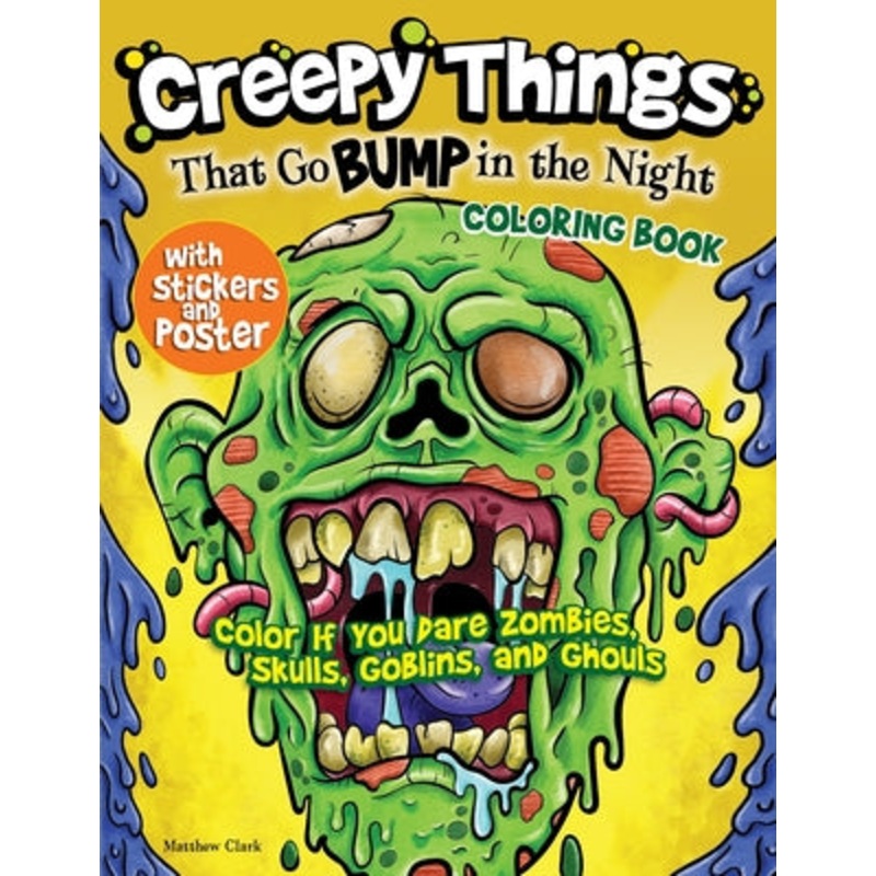 Creepy Things That go Bump in the Night Colouring Book