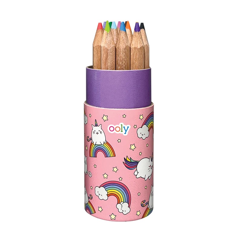 Draw 'n Doodle mini colored pencils and sharpener (Set of 12)
