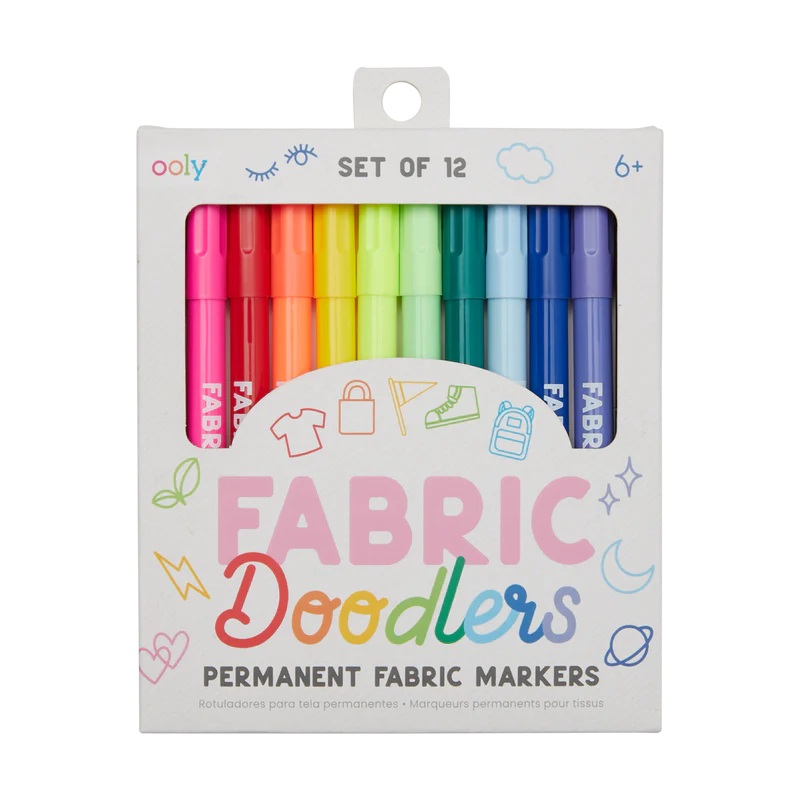 Fabric Doodlers Markers (set of 12)