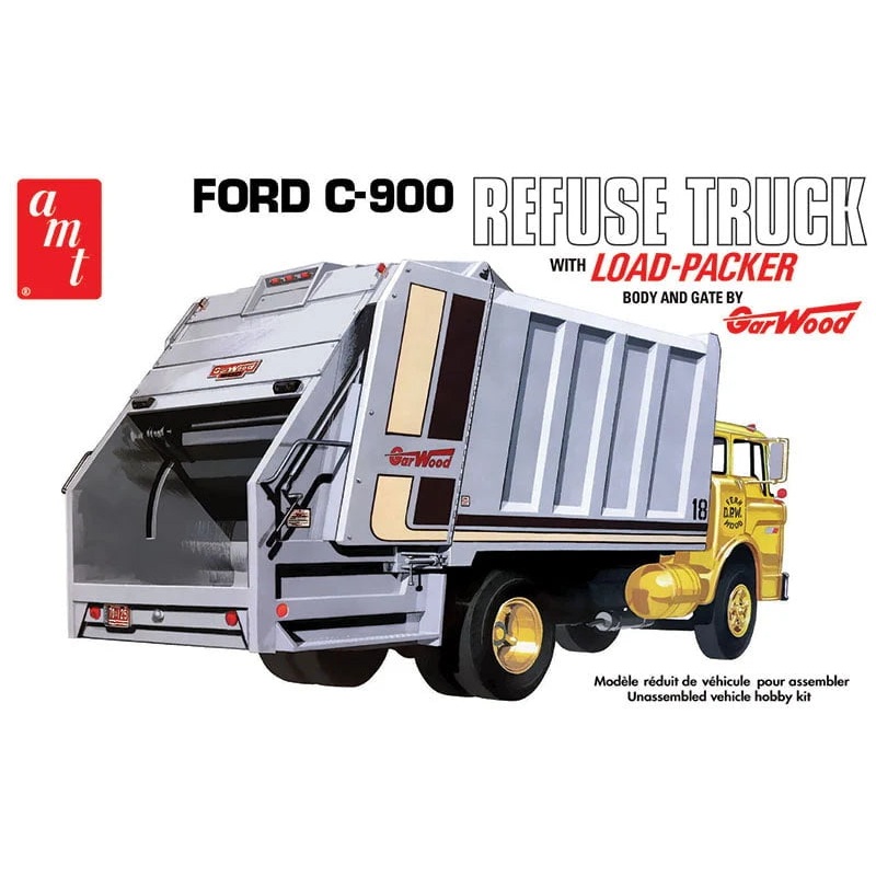 Ford C-600 GarWood Load Packer Garbage Truck (1/25)