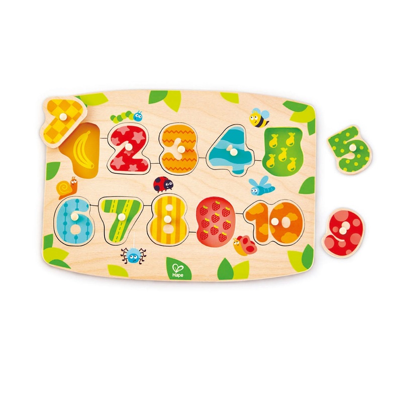 Number Peg Puzzle (Hape)