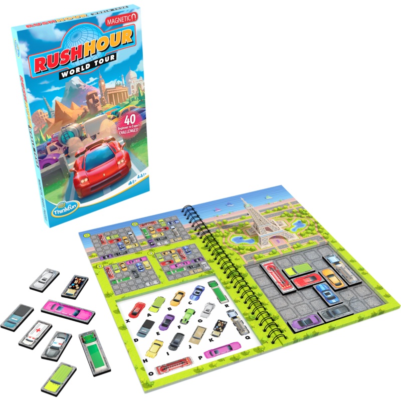 Rush Hour World Tour - Magnetic Travel Puzzle