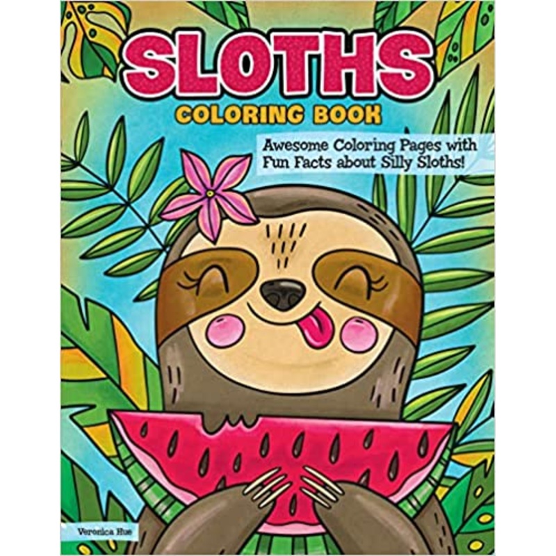 Sloths Colouring Book